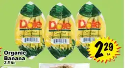 Superior Grocers Dole Organic Banana offer