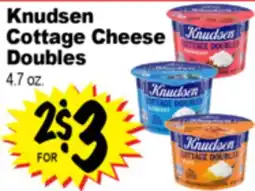 Superior Grocers Knudsen Cottage Cheese Doubles offer