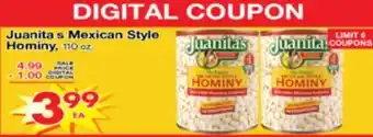Superior Grocers Juanita's Mexican Style Hominy offer