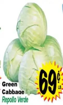 Superior Grocers Green Cabbage offer