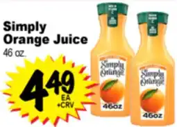 Superior Grocers Simply Orange Juice offer