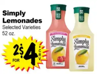 Superior Grocers Simply Lemonades offer