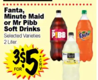 Superior Grocers Fanta, Minute Maid or Mr Pibb Soft Drinks offer