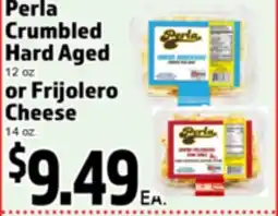 Superior Grocers Perla Crumbled Hard Aged Cheese or Frijolero Cheese offer