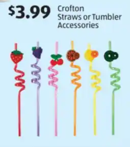 Aldi Crofton Straws or Tumbler Accessories offer