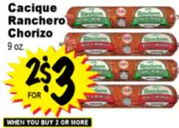 Superior Grocers Cacique Ranchero Chorizo offer