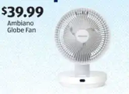 Aldi Ambiano Globe Fan offer