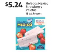 Aldi Helados Mexico Strawberry Paletas offer