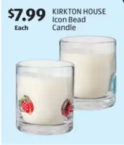 Aldi KIRKTON HOUSE Icon Bead Candle offer