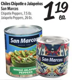 El Super Chipotle Peppers, 7.5 Oz. Jalapeño Peppers, 26 Oz offer