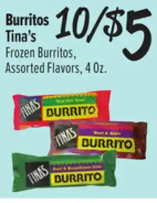 El Super Burritos Tina's offer