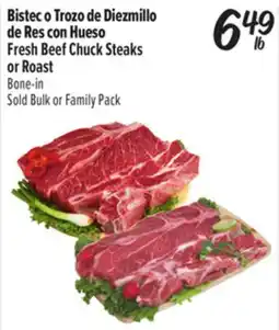 El Super Fresh Beef Chuck Steaks or Roast offer