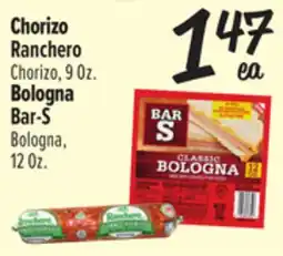 El Super Chorizo, 9 Oz. Bologna Bar-S, Bologna, 12 Oz offer