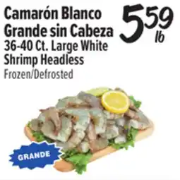 El Super 36-40 Ct. Large White Shrimp Headless offer