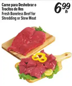 El Super Fresh Boneless Beef for Shredding or Stew Meat offer