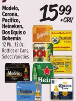 El Super Modelo, Corona, Pacifico, Heineken, Dos Equis o Bohemia offer