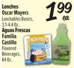 El Super Lonches Oscar Mayers, Lunchables Basics offer