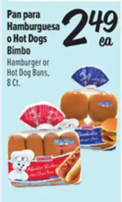 El Super Bimbo Hamburger or Hot Dog Buns offer