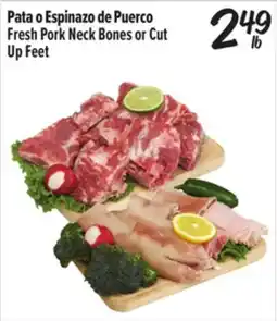 El Super Fresh Pork Neck Bones or Cut Up Feet offer