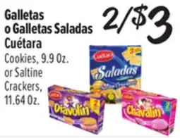 El Super Cookies, 9.9 Oz. Saltine Crackers, 11.64 Oz offer