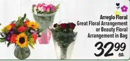 El Super Arreglo Floral Great Floral Arrangement or Beauty Floral Arrangement in Bag offer