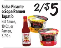 El Super Hot Sauce, 10 Oz. or Ramen, 3.7 Oz offer