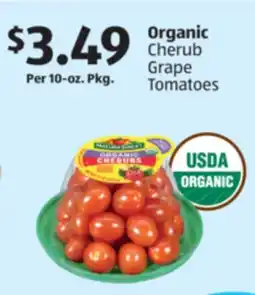 Aldi Organic Cherub Grape Tomatoes offer