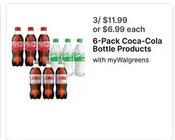 Walgreens 6-Pack Coca-Cola Bottle Products offer