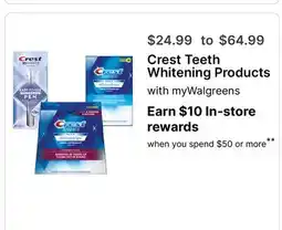 Walgreens Teeth Whitening Products offer