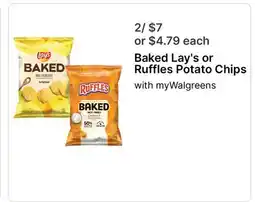 Walgreens Baked Lay's or Ruffles Potato Chips offer
