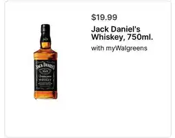 Walgreens Jack Daniel's Whiskey offer