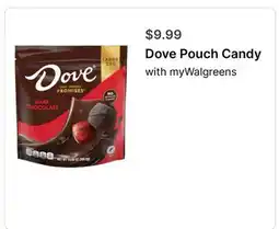 Walgreens Dove Pouch Candy offer