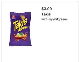 Walgreens Takis offer
