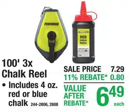 Menards 100' 3x Chalk Reel offer
