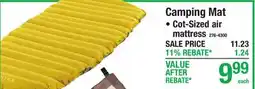 Menards Camping Mat offer