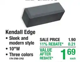 Menards Kendall Edge offer