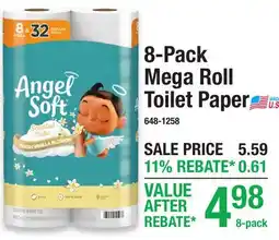 Menards 8-Pack Mega Roll Toilet Paper offer