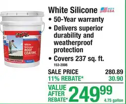 Menards White Silicone offer