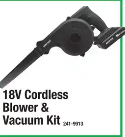 Menards 18V Cordless Blower & Vacuum Kit offer