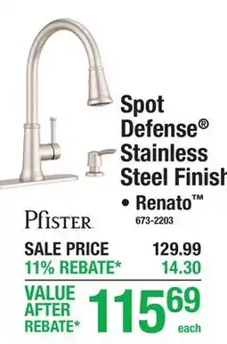 Menards Spot Defense Stainless Steel Finish Renato offer