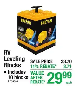 Menards RV Leveling Blocks offer