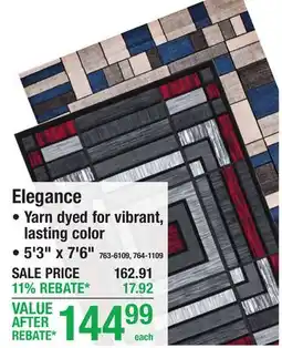 Menards RUGS Elegance offer