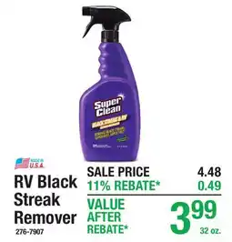 Menards RV Black Streak Remover offer