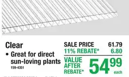 Menards Clear Roof Panels offer