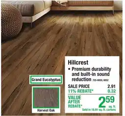 Menards Hillcrest offer