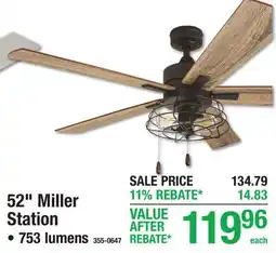 Menards 52 Miller Station offer