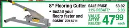 Menards 8 Flooring Cutter offer