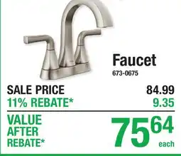 Menards Delta Dallace Faucet offer