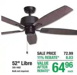 Menards 52 Libre offer