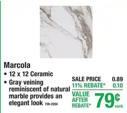Menards Marcola offer